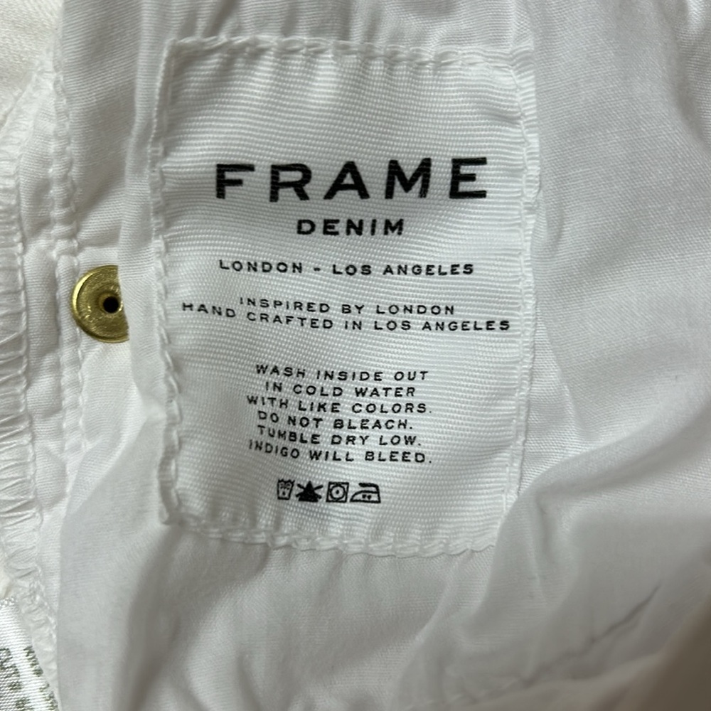 FRAME Denim Skinny Los Angeles Pants Sz 24 - Picture 13 of 13